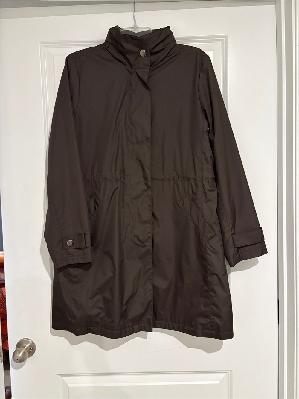 Talbots Dark Brown Classic Trench Coat